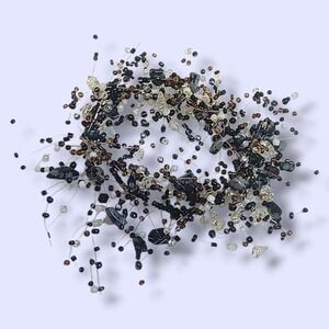 Vintage Artisan Bead‎ & Wire Stretch Statement Bracelet